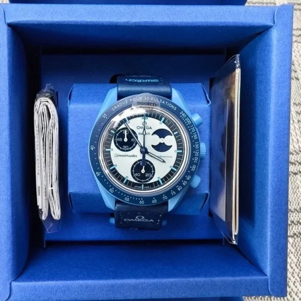 Swatch x Omega MISSION TO THE Super Blue Moonphase Watch